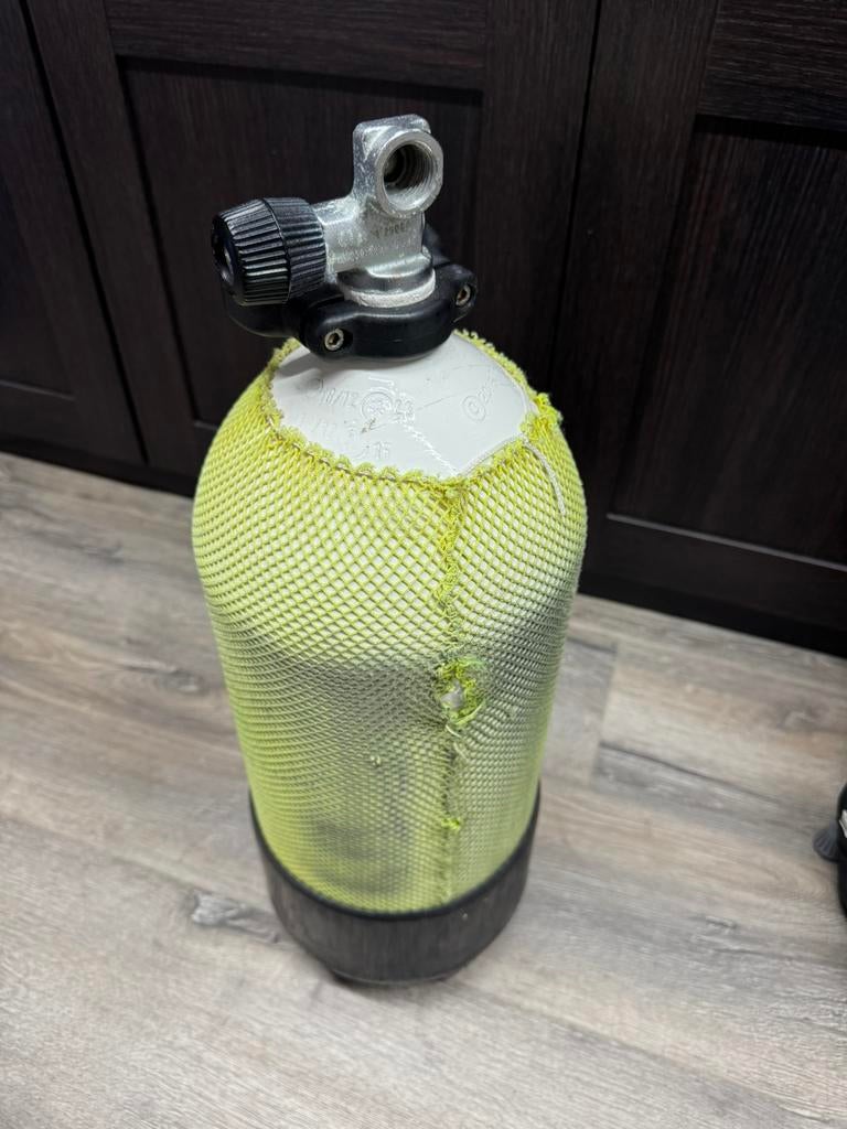 Duikfles 12 ltr, Watersport en Boten, Duiken, Ophalen of Verzenden, Duikfles