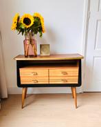 Vintage ladekastje met 4 lades, Ophalen, 50 tot 100 cm, Zo goed als nieuw, 3 of 4 laden