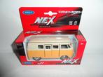 Welly - 1963 Volkswagen T1 Bus (geel en wit) 1:36, Ophalen of Verzenden, Nieuw, Auto