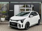Kia Picanto 1.0 GDI GT-Line Info Bas: 0492-588982 Info Bas:, Voorwielaandrijving, Zwart, 4 stoelen, Leder