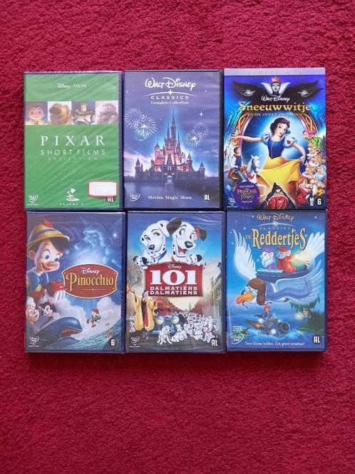 6x Walt Disney dvd (classics), Cd's en Dvd's, Dvd's | Tekenfilms en Animatie, Nieuw in verpakking, Europees, Tekenfilm, Alle leeftijden
