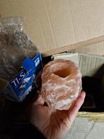 Himalaya Zout Waxinelichthouder, Ophalen, Nieuw, Overige materialen, Minder dan 25 cm