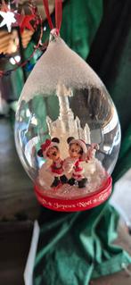 ZELDZAAM! 1 x Disney Mickey Mouse + Mini Kerstbal Disneyland, Diversen, Kerst, Ophalen of Verzenden, Nieuw