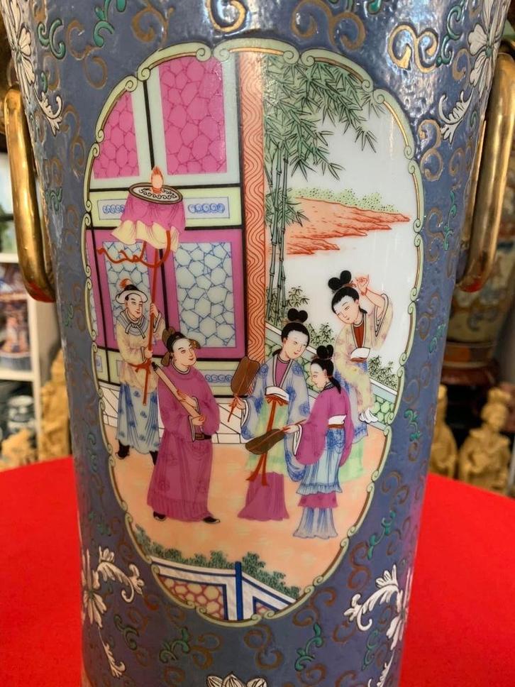 EXTREMELY VASE AND PLANT POT QING DYNASTY PATTERNS, Antiek en Kunst, Antiek | Porselein, Ophalen