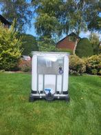 IBC container 600L wit – gespoeld, Tuin en Terras, Regentonnen, Ophalen, Kunststof, Met kraantje, -
