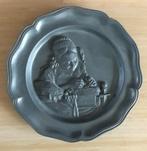 sierbord de naaister, tinnen bord, A-kwaliteit, volgnr 2, Ophalen of Verzenden