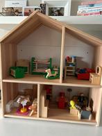 IKEA Houten Poppenhuis met Meubels, Ophalen, Gebruikt, Poppenhuis
