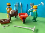 Playmobil, werklieden met kruiwagen (3114 en 3210), Ophalen of Verzenden, Zo goed als nieuw, Complete set