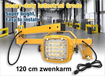LED-LAAD-DOCK-LAMP-30 Watt met Zwenkarm 120 CM  beschikbaar voor biedingen