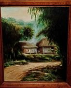 Indisch olieverf schilderij, Ophalen