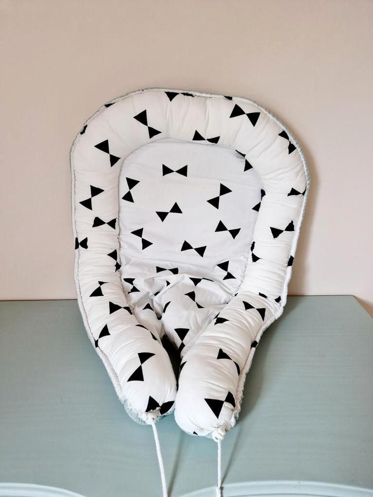 Babynestje - lichtgroen zwart/wit - Z.G.A.N., Kinderen en Baby's, Dekens, Slaapzakjes en Inbakerproducten, Zo goed als nieuw, Overige typen