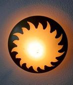 Plafondlamp 32 cm zon, messing/goud, Ophalen of Verzenden, Zo goed als nieuw