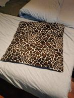 Decoratief kussen met giraffe print, Ophalen, Zo goed als nieuw, Bruin, Vierkant