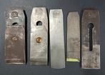SET OF 5 PLANE SCHAAF BLADE UK SHEFFIELD MARKED GOOD PRICE, Verzenden