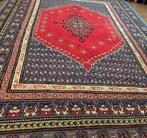 Grote Perzisch tapijt handgeknoopt vloerkleed wol Tunis, Huis en Inrichting, Gebruikt, Rood, 200 cm of meer, Ophalen of Verzenden