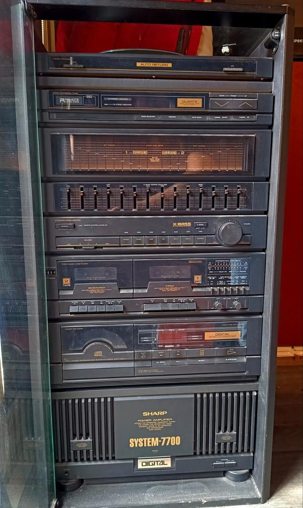 Sharp stereo-set, Audio, Tv en Foto, Stereo-sets, Gebruikt, Speakers, Ophalen