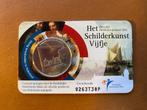 Coincard Het Schilderkunst Vijfje verzilverd UNC, Postzegels en Munten, Munten | Nederland, Euro's, Ophalen of Verzenden, Koningin Beatrix