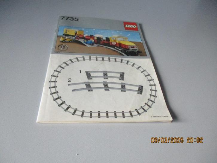 12v 7735 Goederentrein LEGO Bouwboekje in zeer goede staat!., Kinderen en Baby's, Speelgoed | Duplo en Lego, Gebruikt, Lego, Complete set