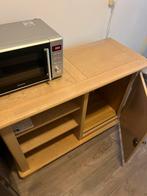 Eiken tv kast, Huis en Inrichting, Kasten | Dressoirs, Ophalen, 100 tot 150 cm, Eikenhout, 25 tot 50 cm