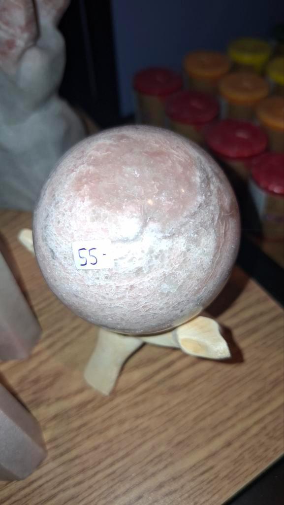 Roze Toermalijn Bol - Prachtige Decoratie, Verzamelen, Mineralen en Fossielen, Overige typen, Ophalen of Verzenden