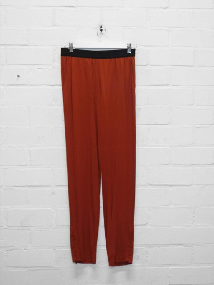 By Malene Birger - Brick rode broek maat M - Nieuw €190, Kleding | Dames, Broeken en Pantalons, Nieuw, Maat 38/40 (M), Rood, Lang