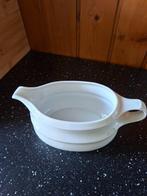 Mooie onbeschadigde sauskom van wit porcelein, Ophalen of Verzenden