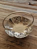 Verzilverd Bonbonschaaltje / Mandje, Antiek en Kunst, Ophalen of Verzenden