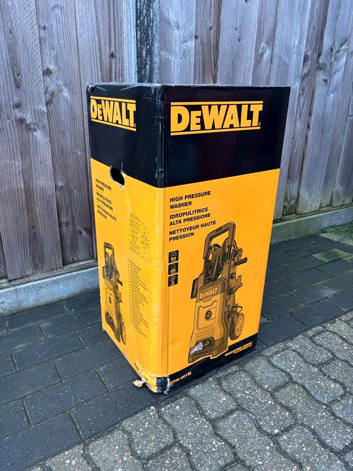 Nieuw in doos - DeWalt DXPW 001M Hogedrukreiniger - 130 bar, Tuin en Terras, Hogedrukreinigers, Nieuw, Elektrisch, Met regelbare waterdruk