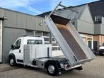 Fiat Ducato 2.3 MultiJet 130pk Kipper Airco Trekhaak 2500kg, Auto's, Bestelauto's, Euro 5, Stof, Gebruikt, Zwart