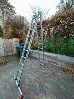Altrex ladder 2x10, Doe-het-zelf en Verbouw, Ladders en Trappen, 2 tot 4 meter, Ladder, Gebruikt, Opvouwbaar of Inschuifbaar