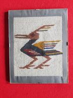 vintage native american wollen handgeweven vogel, Ophalen of Verzenden