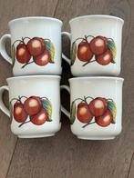 Staffordshire Autumn Fayre-koffiemokken set van vier, Keramiek, Ophalen of Verzenden, Zo goed als nieuw, Overige stijlen