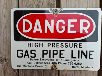 Jaren 60 emaille bordje USA beschikbaar voor biedingen