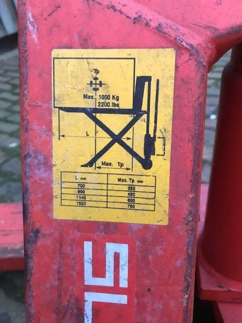 heftafel high lifter wagen logitrans hoogheffer pallet, Doe-het-zelf en Verbouw, Transportwagens, Gebruikt, Ophalen