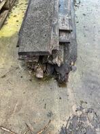 Azobe balken - 40mm dik, 220cm lang, 3 strekkende meter, Doe-het-zelf en Verbouw, Ophalen, Gebruikt, 25 tot 50 mm, 200 tot 250 cm