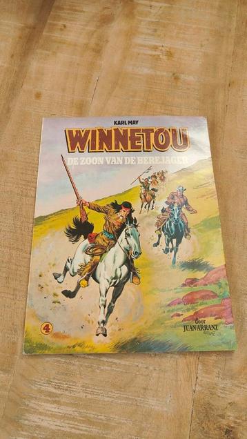 Stripboek Winnetou van Karl May.