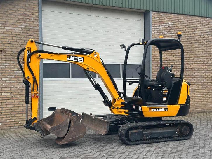 JCB 8026 CTS (bj 2018), Zakelijke goederen, Machines en Bouw | Kranen en Graafmachines, Graafmachine