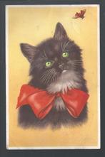 2995 Oude kunstkaart dieren poes poezen kat katten hondje, Verzamelen, Ansichtkaarten | Dieren, Gelopen, Verzenden, Hond of Kat