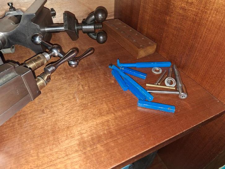 Draaibank Duitse makelij zeer compleet, Doe-het-zelf en Verbouw, Draaibanken, Gebruikt, Metaaldraaibank, 500 tot 1000 mm, Ophalen