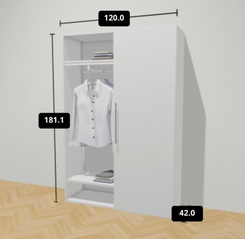 Grote hangkast van Ikea, zgan, Huis en Inrichting, Kasten | Wandmeubels, Zo goed als nieuw, 150 tot 200 cm, Minder dan 150 cm