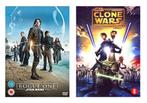 2x Star Wars: ROGUE ONE (2016) DVD + Clone Wars DVD, Cd's en Dvd's, Dvd's | Klassiekers, Science Fiction en Fantasy, Ophalen of Verzenden