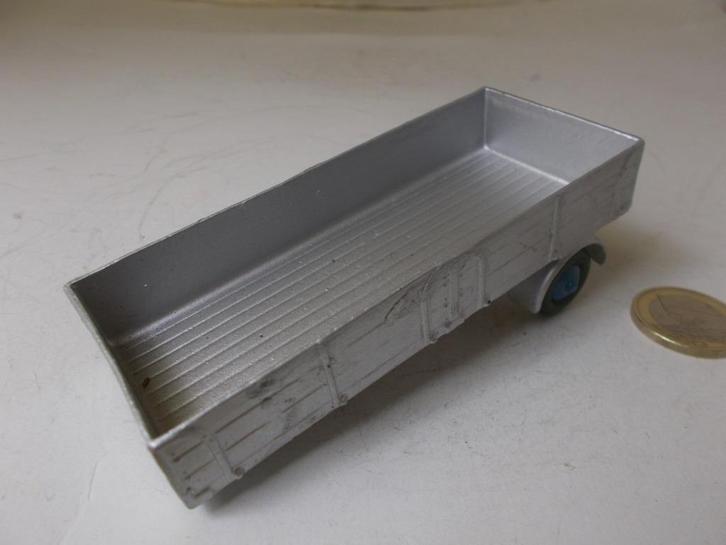 1963 Dinky Toys 424 COMMER. ALLEEN TRAILER (Silver/Blue), Hobby en Vrije tijd, Modelauto's | 1:43, Gebruikt, Bus of Vrachtwagen