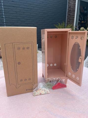 Maileg Kledingkast groot - metal cabinet- Lichtroze - Nieuw beschikbaar voor biedingen