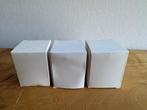 3x Led spots zwart GU10 5watt, Ophalen of Verzenden, Nieuw, Plafondspot of Wandspot, Led