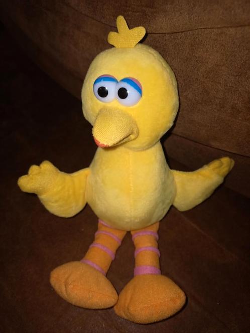 Gele pino, sesamstraat, 2017, Kinderen en Baby's, Speelgoed | Knuffels en Pluche, Zo goed als nieuw, Overige typen, Ophalen of Verzenden