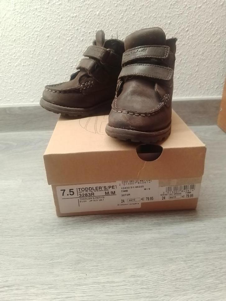 jongens merk schoenen 24 / timberland, Kinderen en Baby's, Kinderkleding | Schoenen en Sokken, Zo goed als nieuw, Schoenen, Jongen