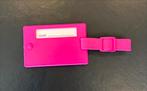 NIEUW ROZE Bagage label (koffer labels), Hard kunststof, Nieuw, Minder dan 50 cm, Ophalen of Verzenden