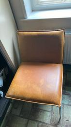 GRATIS bruine leren fauteuil stoel ophalen, Ophalen, Zo goed als nieuw