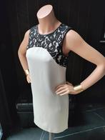 Michael Kors jurk met leer maat S/M nieuw originele, Michael Kors, Wit, Nieuw, Cocktailjurk