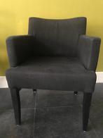 Fauteuil 2 stuks zwart, Minder dan 75 cm, Gebruikt, Stof, 50 tot 75 cm